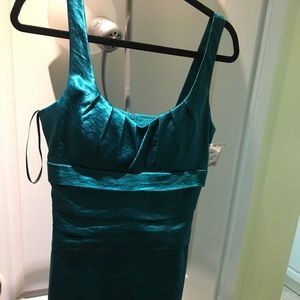Jade green satin women dress 11/12